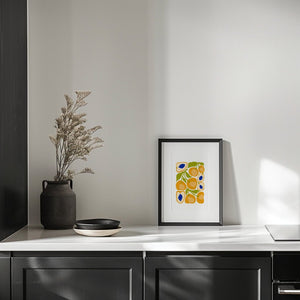 Golden Apricot Kitchen Plakat - 21 x 29.7 cm - Nellastore
