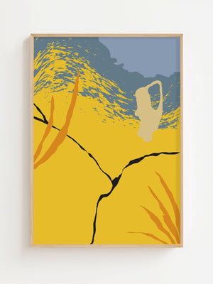 Golden Horizon Plakat - 21 x 29.7 cm - Nellastore