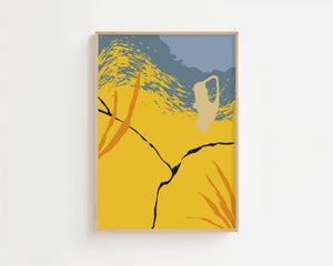 Golden Horizon Plakat - 21 x 29.7 cm - Nellastore