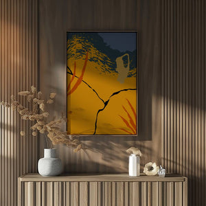 Golden Horizon Plakat - 21 x 29.7 cm - Nellastore