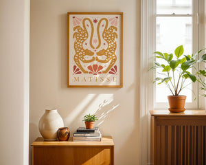 Golden Leopards Matisse Plakat - 21 x 29.7 cm - Nellastore