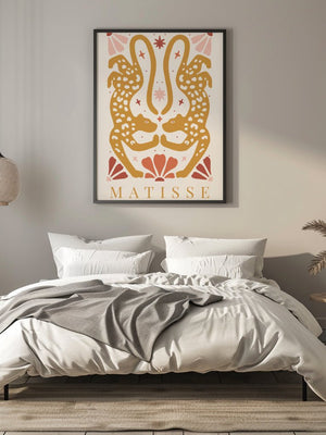 Golden Leopards Matisse Plakat - 21 x 29.7 cm - Nellastore