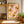 Golden Mushroom Pattern Plakat - 21 x 29.7 cm - Nellastore