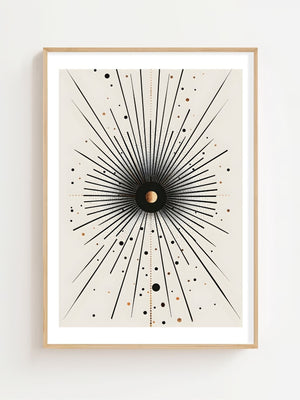 Golden Orbit Plakat - 21 x 29.7 cm (A4) - Nellastore