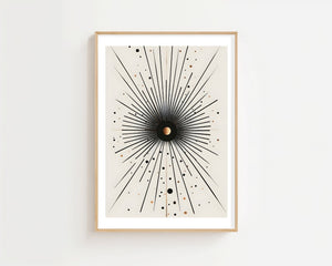 Golden Orbit Plakat - 21 x 29.7 cm (A4) - Nellastore