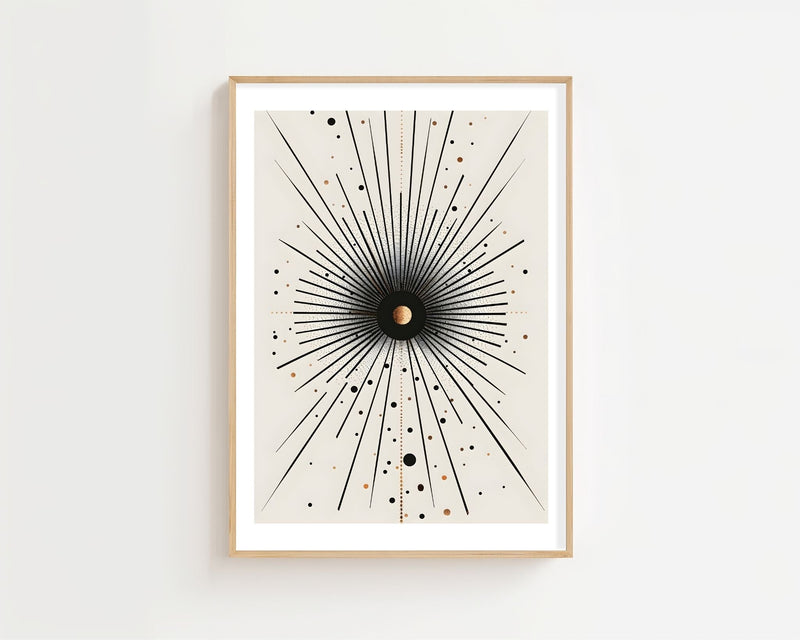 Golden Orbit Plakat - 21 x 29.7 cm (A4) - Nellastore