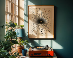 Golden Orbit Plakat - 21 x 29.7 cm (A4) - Nellastore
