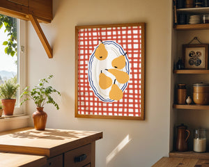 Golden Pear Picnic Plakat - 21 x 29.7 cm - Nellastore