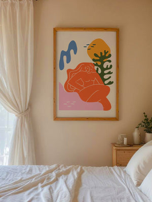 Golden Rest Matisse Plakat - 21 x 29.7 cm - Nellastore