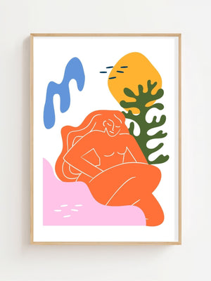 Golden Rest Matisse Plakat - 21 x 29.7 cm - Nellastore