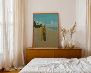 Golden Shoreline Plakat - 21 x 29.7 cm (A4) - Nellastore