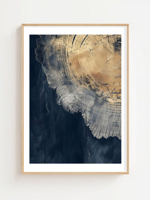 Golden Tree Cross Section Plakat - 21 x 29.7 cm (A4) - Nellastore