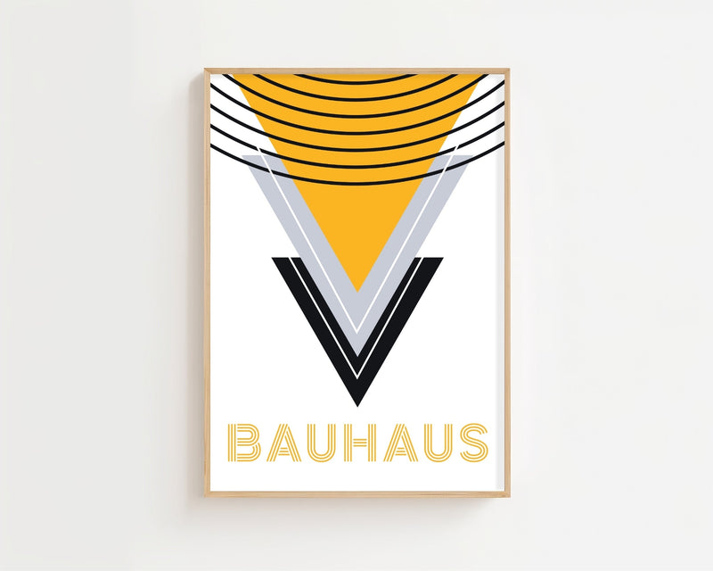 Golden Triangle Lines Plakat - 21 x 29.7 cm - Nellastore
