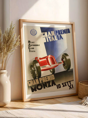 Gran Premio Monza Plakat - 21 x 29.7 cm (A4) - Nellastore