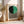 Green Circle On Stripes Plakat - 21 x 29.7 cm (A4) - Nellastore