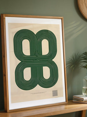Green Double Arch Plakat - 21 x 29.7 cm (A4) - Nellastore