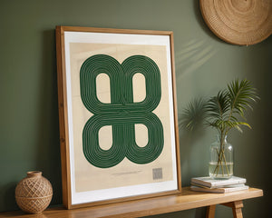 Green Double Arch Plakat - 21 x 29.7 cm (A4) - Nellastore