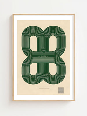 Green Double Arch Plakat - 21 x 29.7 cm (A4) - Nellastore