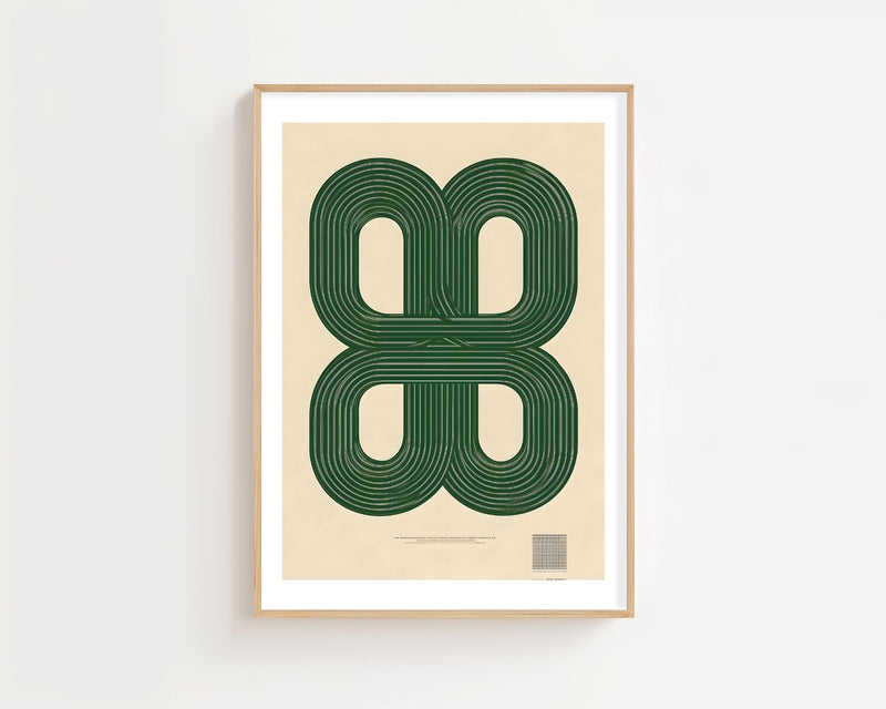 Green Double Arch Plakat - 21 x 29.7 cm (A4) - Nellastore