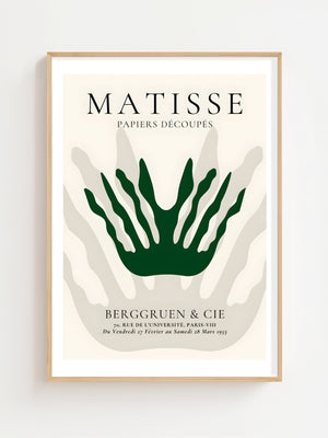 Green Palm Cutout Plakat - 21 x 29.7 cm (A4) - Nellastore