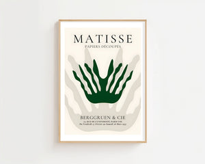 Green Palm Cutout Plakat - 21 x 29.7 cm (A4) - Nellastore