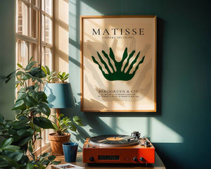 Green Palm Cutout Plakat - 21 x 29.7 cm (A4) - Nellastore