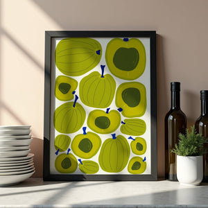 Green Plum Market Plakat - 21 x 29.7 cm - Nellastore