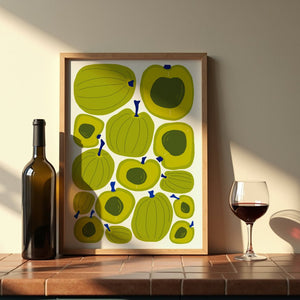 Green Plum Market Plakat - 21 x 29.7 cm - Nellastore