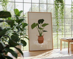 Green Pot Statement Plakat - 21 x 29.7 cm - Nellastore