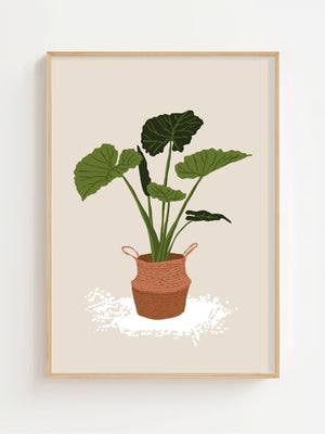 Green Pot Statement Plakat - 21 x 29.7 cm - Nellastore