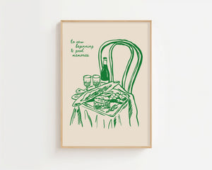 Green Table Moments Plakat - 21 x 29.7 cm - Nellastore