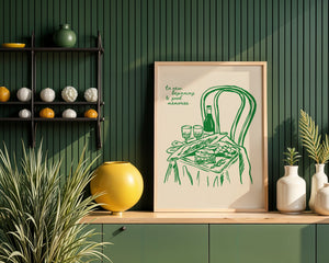 Green Table Moments Plakat - 21 x 29.7 cm - Nellastore