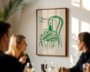 Green Table Moments Plakat - 21 x 29.7 cm - Nellastore
