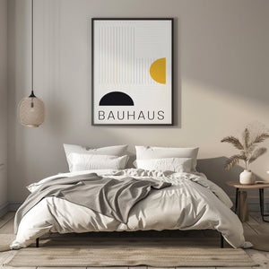 Grid & Semicircle Plakat - 21 x 29.7 cm - Nellastore