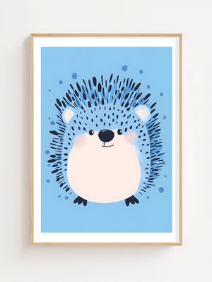 Hedgehog Plakat - 21 x 29.7 cm (A4) - Nellastore