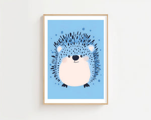 Hedgehog Plakat - 21 x 29.7 cm (A4) - Nellastore