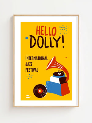 Hello Dolly Festival Plakat - 21 x 29.7 cm - Nellastore