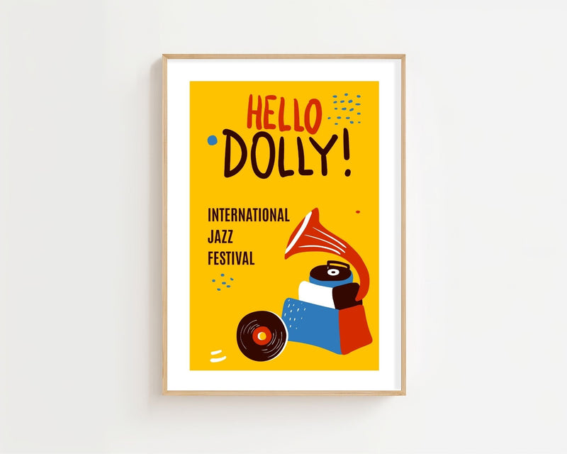 Hello Dolly Festival Plakat - 21 x 29.7 cm - Nellastore