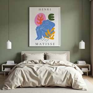 Henri Blue Repose Matisse Plakat - 21 x 29.7 cm - Nellastore