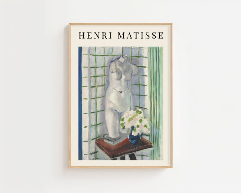 Henri Matisse - Antique et Oeillets Plakat - 21 x 29.7 cm (A4) - Nellastore