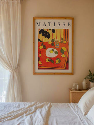 Henri Matisse - Black Philodendron and Lemons Plakat - 21 x 29.7 cm (A4) - Nellastore