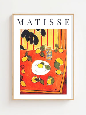 Henri Matisse - Black Philodendron and Lemons Plakat - 21 x 29.7 cm (A4) - Nellastore