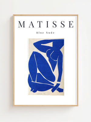 Henri Matisse - Blue Nude Plakat - 21 x 29.7 cm (A4) - Nellastore