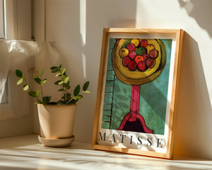 Henri Matisse - Bowl of Apples on a Table Plakat - 21 x 29.7 cm (A4) - Nellastore