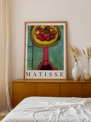 Henri Matisse - Bowl of Apples on a Table Plakat - 21 x 29.7 cm (A4) - Nellastore