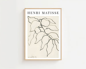 Henri Matisse - Feuillage Plakat - 21 x 29.7 cm (A4) - Nellastore
