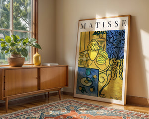 Henri Matisse - Interior in Yellow Plakat - 21 x 29.7 cm (A4) - Nellastore