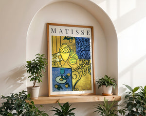 Henri Matisse - Interior in Yellow Plakat - 21 x 29.7 cm (A4) - Nellastore
