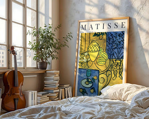 Henri Matisse - Interior in Yellow Plakat - 21 x 29.7 cm (A4) - Nellastore