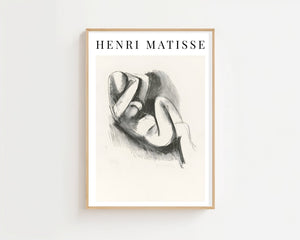 Henri Matisse - Le Grand Nu Plakat - 21 x 29.7 cm (A4) - Nellastore